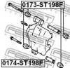 TOYOT 4777532010 Bellow, brake caliper guide